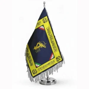 پرچم رومیزی پایه فلزی مدل F3