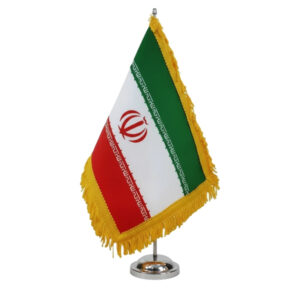 پرچم رومیزی پایه فلزی مدل F1